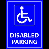 Disabled Parking  signs